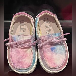 Hey Dude toddler shoes.